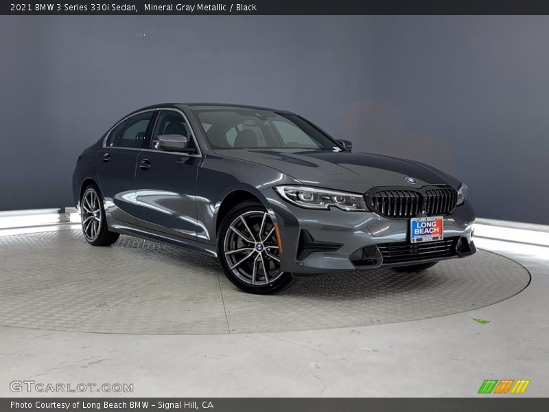 Mineral Gray Metallic / Black 2021 BMW 3 Series 330i Sedan