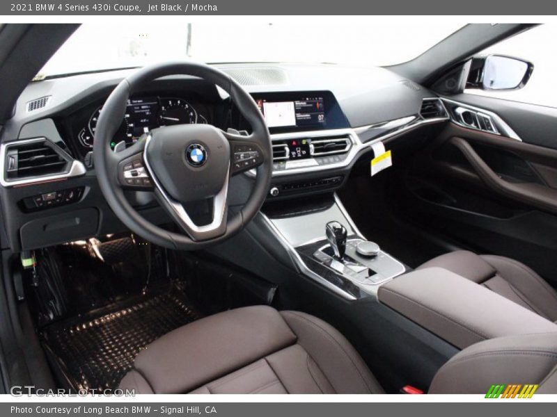 Jet Black / Mocha 2021 BMW 4 Series 430i Coupe