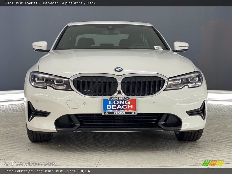 Alpine White / Black 2021 BMW 3 Series 330e Sedan
