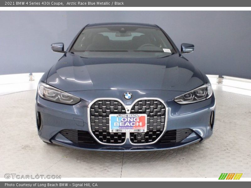 Arctic Race Blue Metallic / Black 2021 BMW 4 Series 430i Coupe