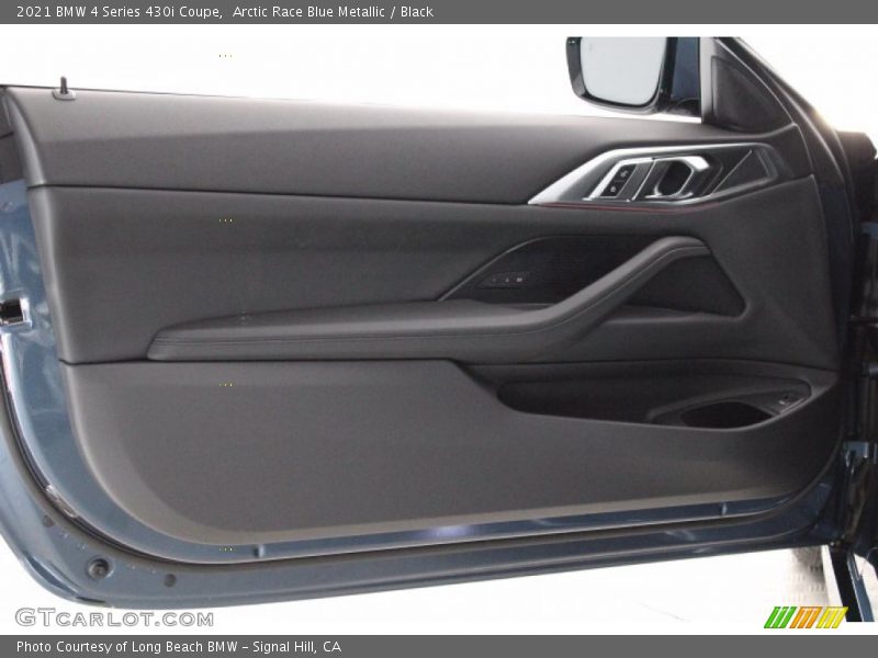 Arctic Race Blue Metallic / Black 2021 BMW 4 Series 430i Coupe