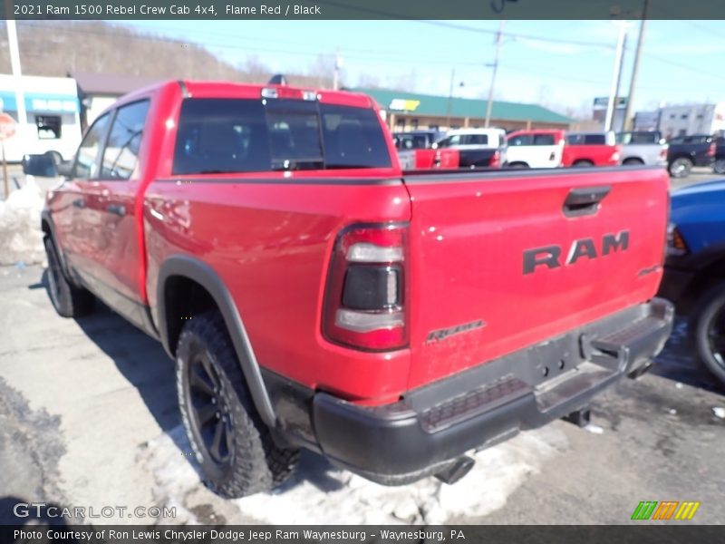 Flame Red / Black 2021 Ram 1500 Rebel Crew Cab 4x4