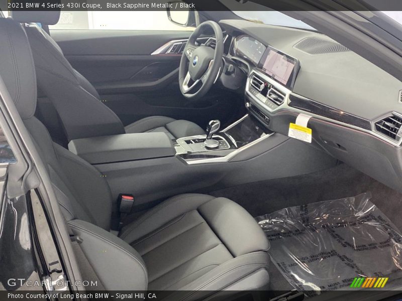 Black Sapphire Metallic / Black 2021 BMW 4 Series 430i Coupe