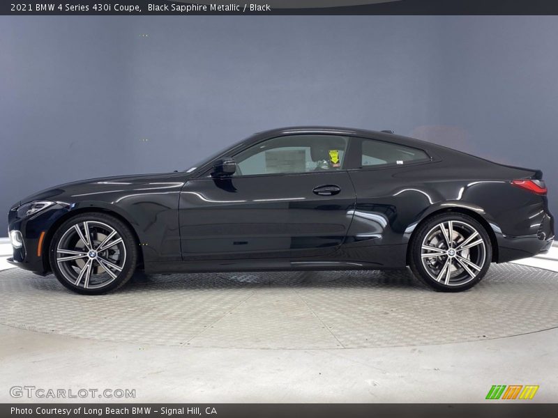 Black Sapphire Metallic / Black 2021 BMW 4 Series 430i Coupe