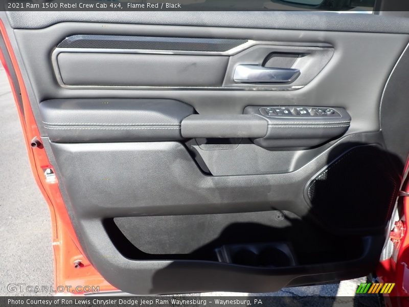 Flame Red / Black 2021 Ram 1500 Rebel Crew Cab 4x4