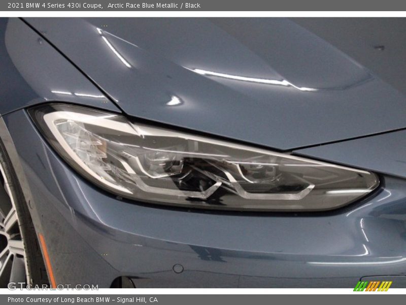 Arctic Race Blue Metallic / Black 2021 BMW 4 Series 430i Coupe
