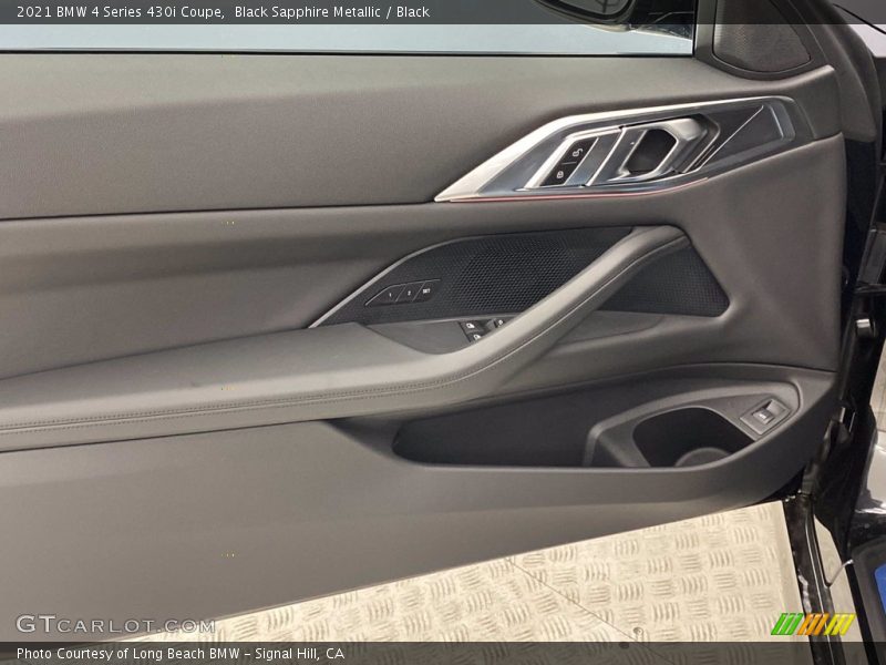 Black Sapphire Metallic / Black 2021 BMW 4 Series 430i Coupe