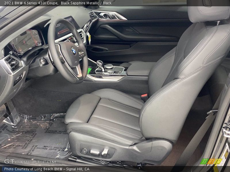 Black Sapphire Metallic / Black 2021 BMW 4 Series 430i Coupe