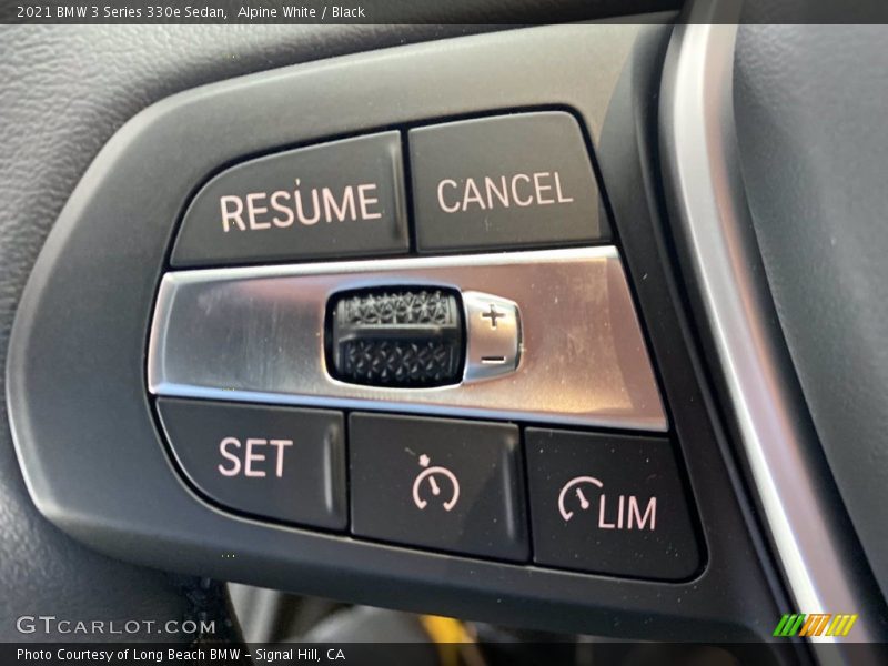 Alpine White / Black 2021 BMW 3 Series 330e Sedan