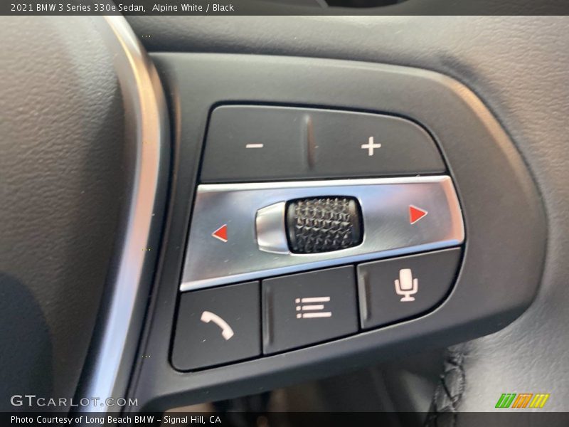 Alpine White / Black 2021 BMW 3 Series 330e Sedan