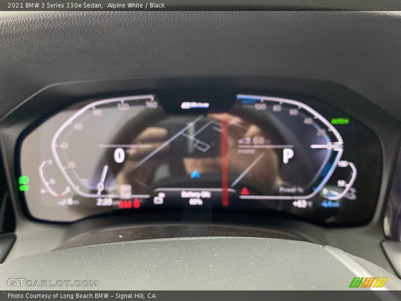 Alpine White / Black 2021 BMW 3 Series 330e Sedan