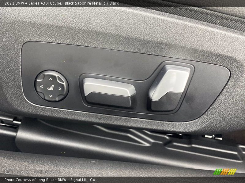 Black Sapphire Metallic / Black 2021 BMW 4 Series 430i Coupe