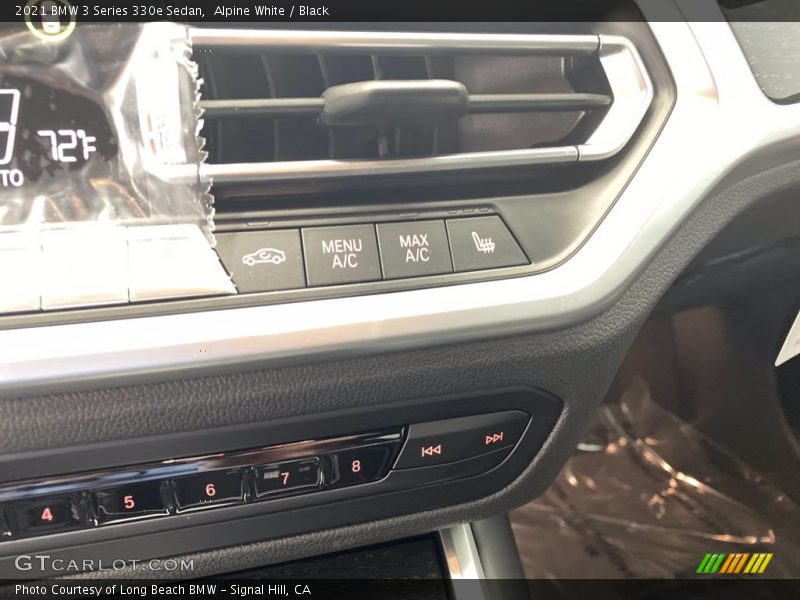 Alpine White / Black 2021 BMW 3 Series 330e Sedan