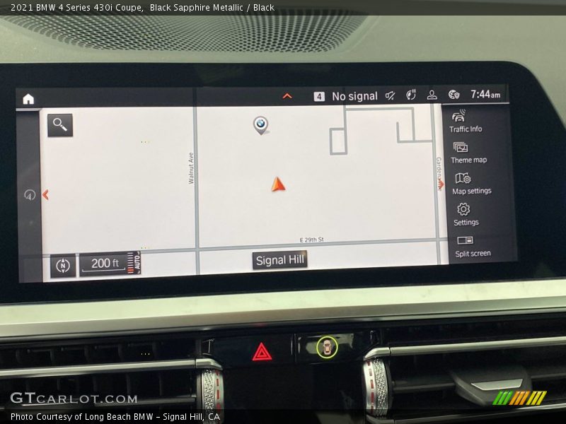 Black Sapphire Metallic / Black 2021 BMW 4 Series 430i Coupe