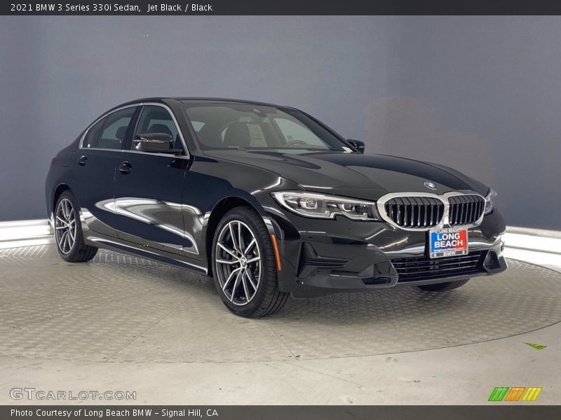 Jet Black / Black 2021 BMW 3 Series 330i Sedan