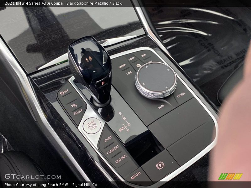 Black Sapphire Metallic / Black 2021 BMW 4 Series 430i Coupe