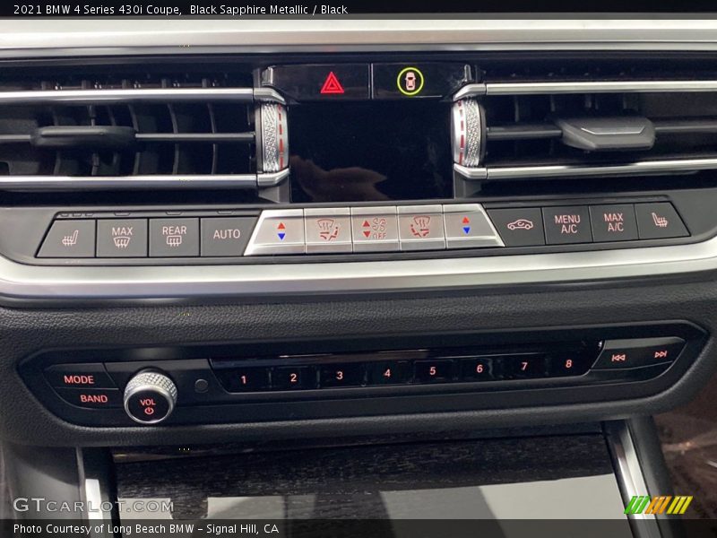 Black Sapphire Metallic / Black 2021 BMW 4 Series 430i Coupe