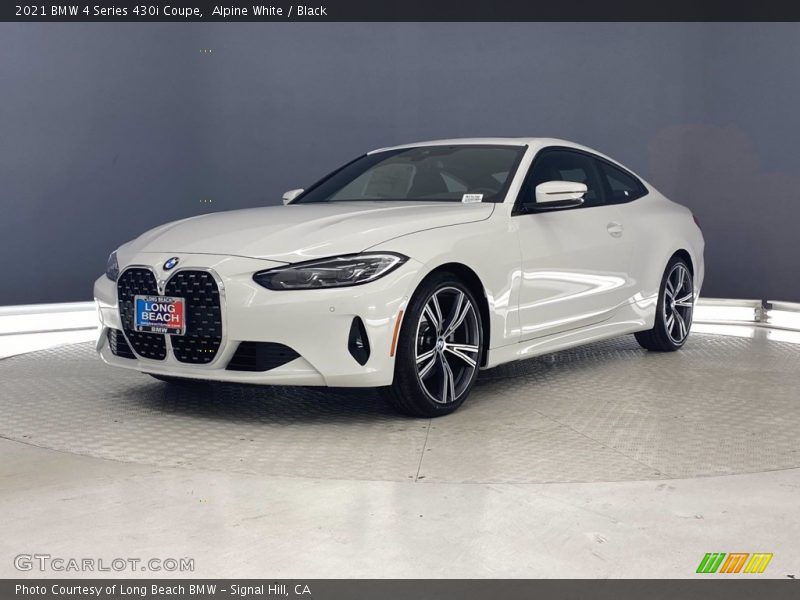 Alpine White / Black 2021 BMW 4 Series 430i Coupe