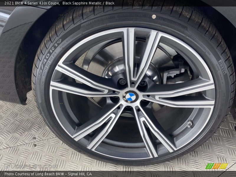 Black Sapphire Metallic / Black 2021 BMW 4 Series 430i Coupe