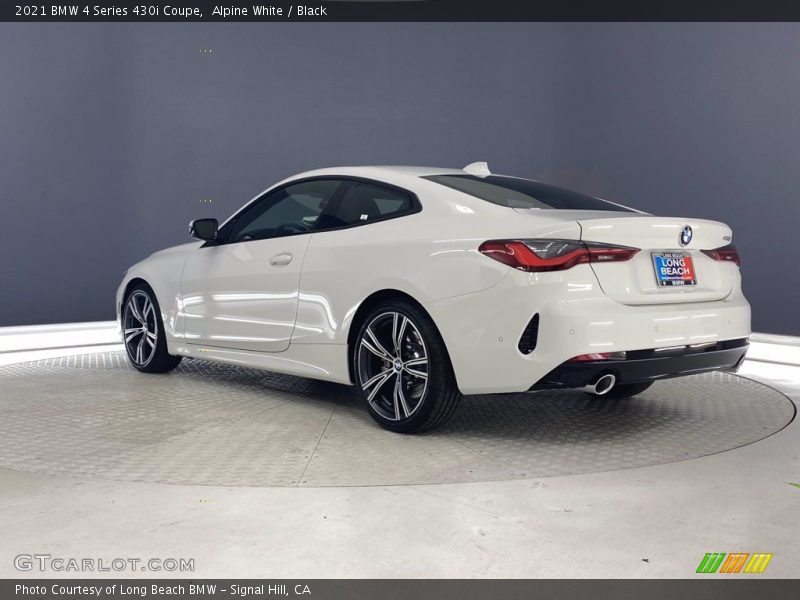 Alpine White / Black 2021 BMW 4 Series 430i Coupe