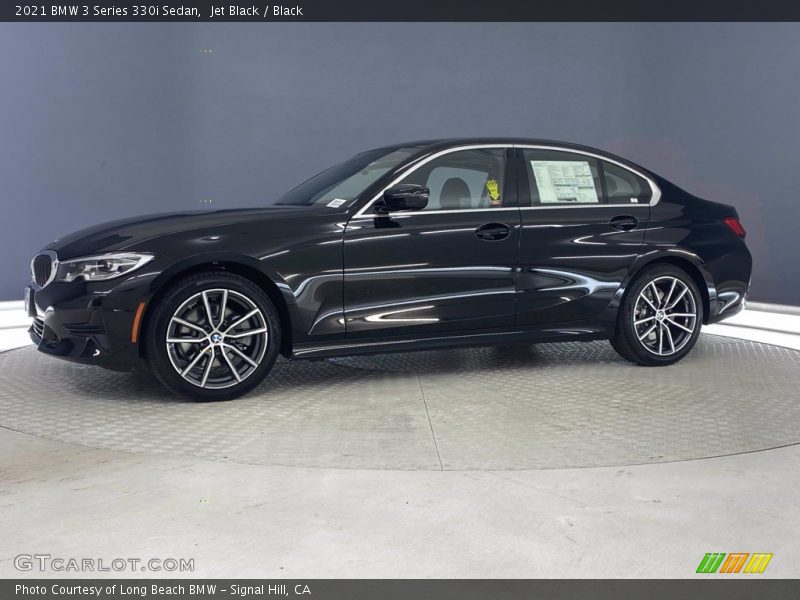 Jet Black / Black 2021 BMW 3 Series 330i Sedan
