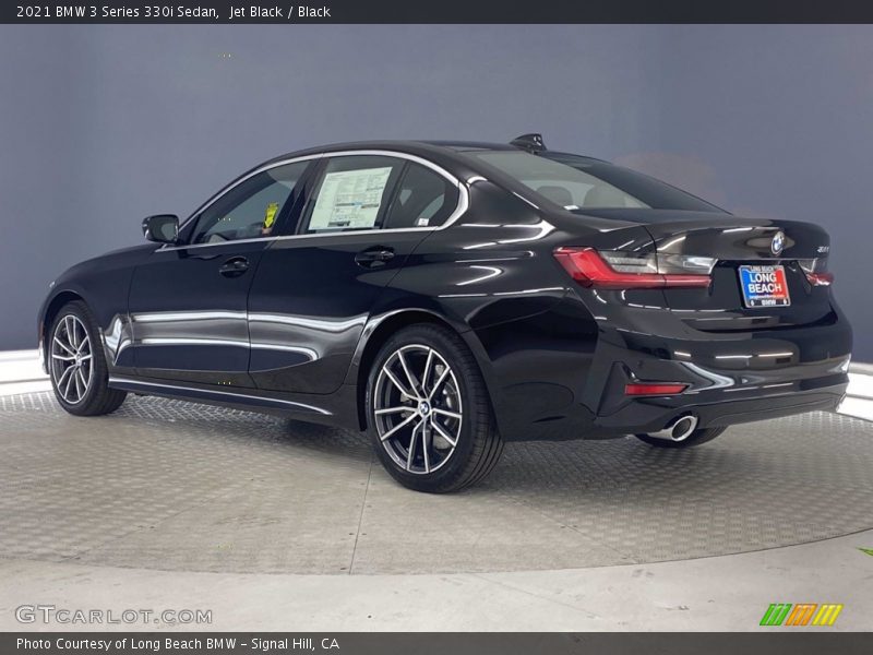 Jet Black / Black 2021 BMW 3 Series 330i Sedan