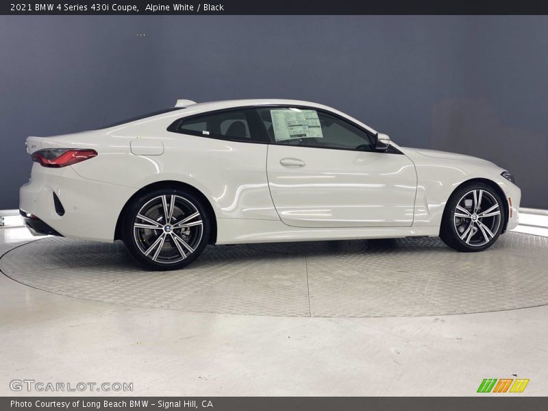 Alpine White / Black 2021 BMW 4 Series 430i Coupe