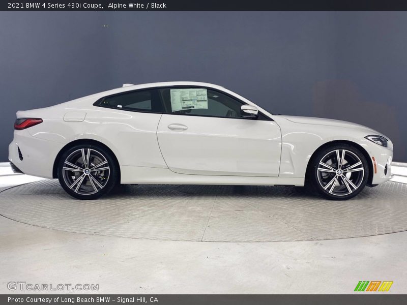 Alpine White / Black 2021 BMW 4 Series 430i Coupe