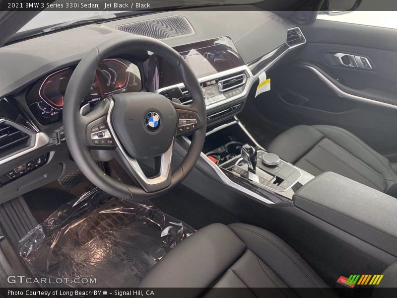 Jet Black / Black 2021 BMW 3 Series 330i Sedan