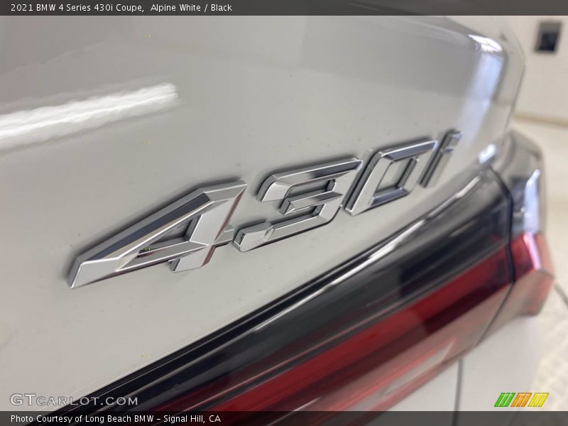 Alpine White / Black 2021 BMW 4 Series 430i Coupe