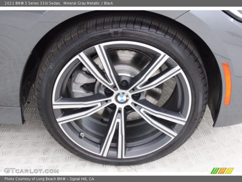 Mineral Gray Metallic / Black 2021 BMW 3 Series 330i Sedan