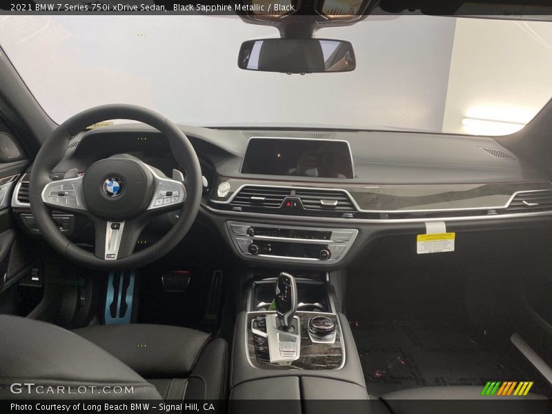Black Sapphire Metallic / Black 2021 BMW 7 Series 750i xDrive Sedan