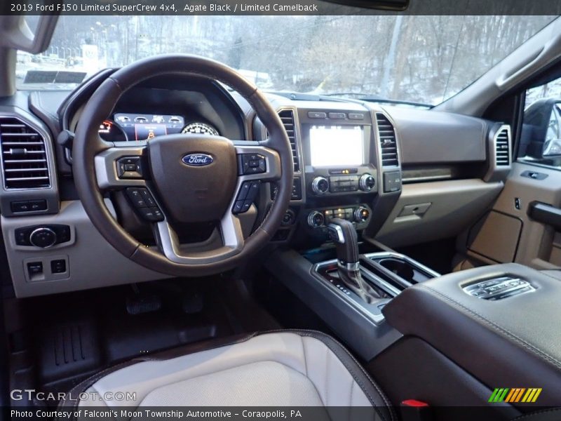 Front Seat of 2019 F150 Limited SuperCrew 4x4