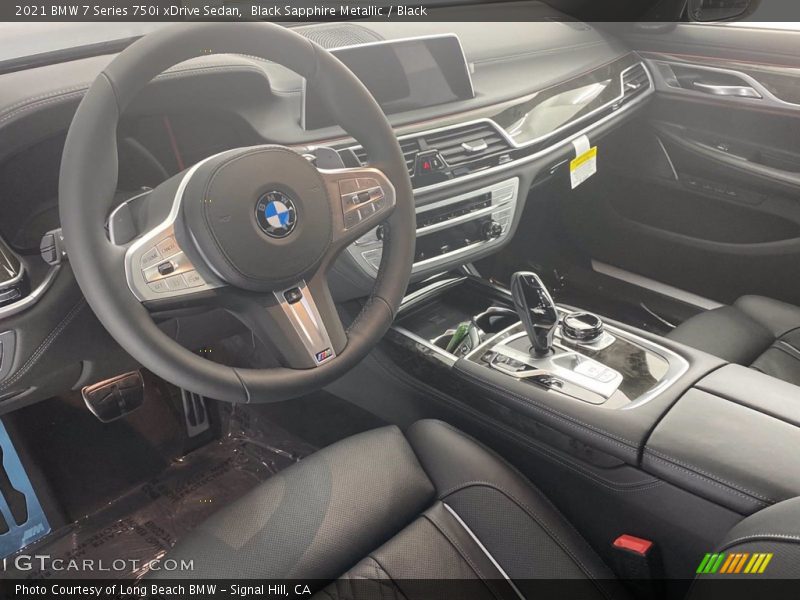 Black Sapphire Metallic / Black 2021 BMW 7 Series 750i xDrive Sedan