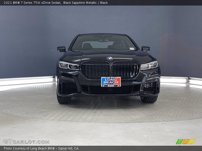 Black Sapphire Metallic / Black 2021 BMW 7 Series 750i xDrive Sedan
