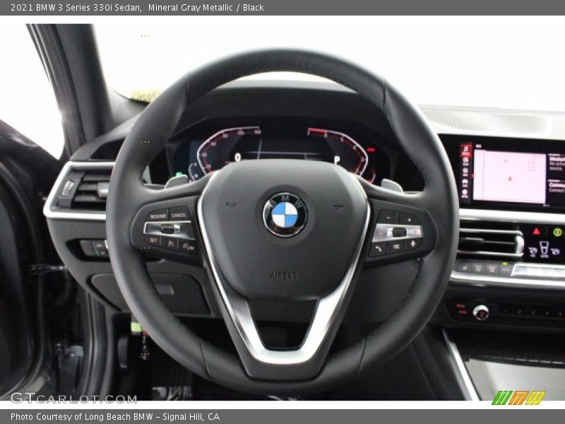 Mineral Gray Metallic / Black 2021 BMW 3 Series 330i Sedan