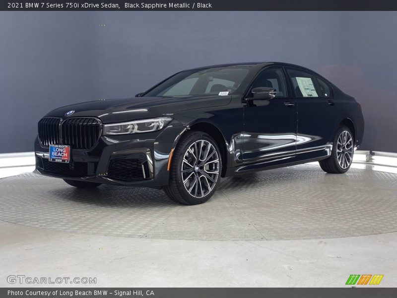 Black Sapphire Metallic / Black 2021 BMW 7 Series 750i xDrive Sedan