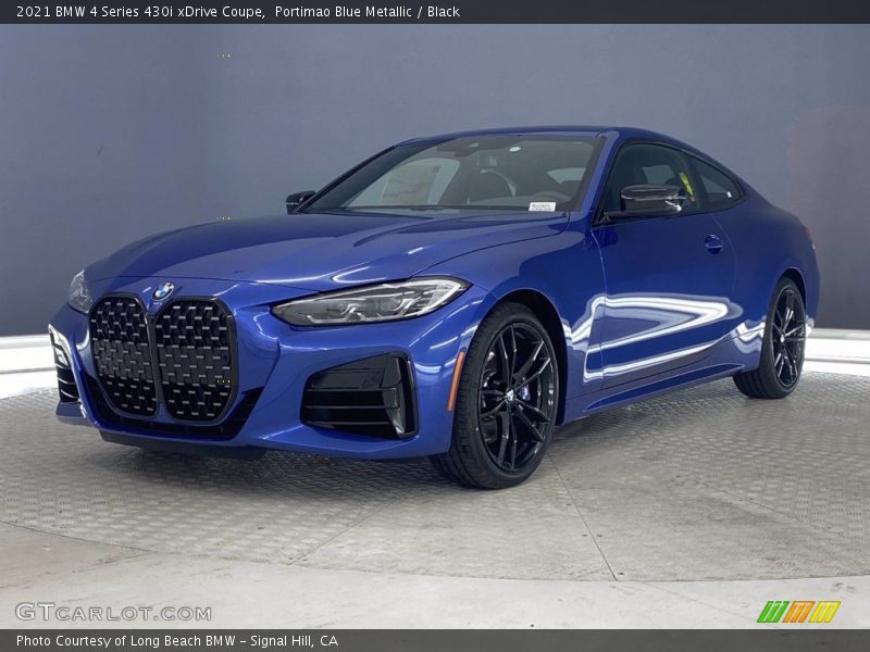 Portimao Blue Metallic / Black 2021 BMW 4 Series 430i xDrive Coupe