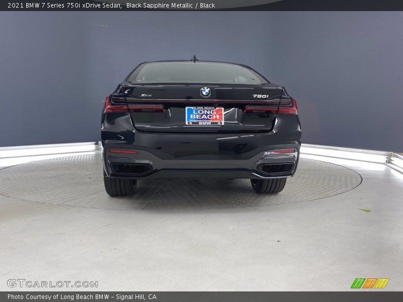 Black Sapphire Metallic / Black 2021 BMW 7 Series 750i xDrive Sedan