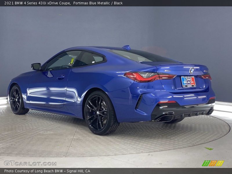 Portimao Blue Metallic / Black 2021 BMW 4 Series 430i xDrive Coupe