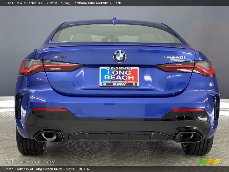 Portimao Blue Metallic / Black 2021 BMW 4 Series 430i xDrive Coupe