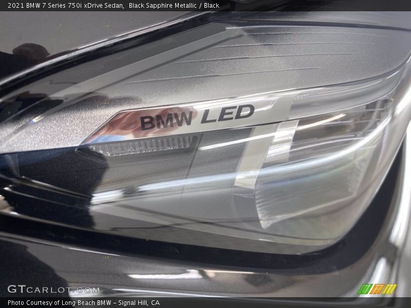 Black Sapphire Metallic / Black 2021 BMW 7 Series 750i xDrive Sedan