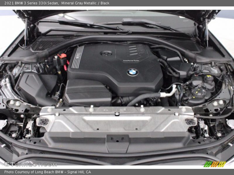 Mineral Gray Metallic / Black 2021 BMW 3 Series 330i Sedan