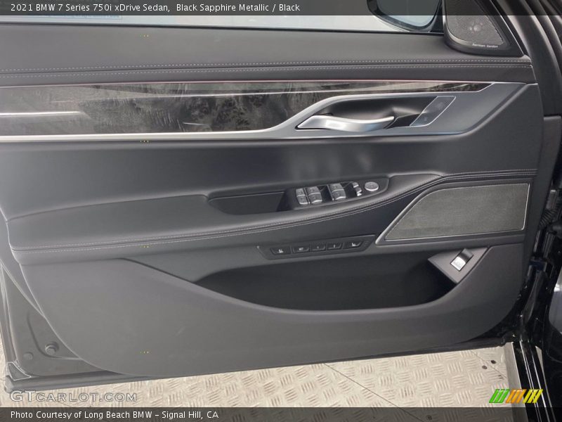 Black Sapphire Metallic / Black 2021 BMW 7 Series 750i xDrive Sedan