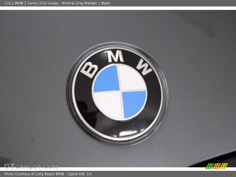 Mineral Gray Metallic / Black 2021 BMW 3 Series 330i Sedan