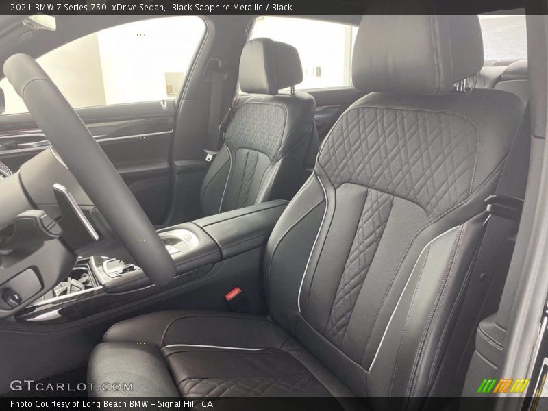 Front Seat of 2021 7 Series 750i xDrive Sedan