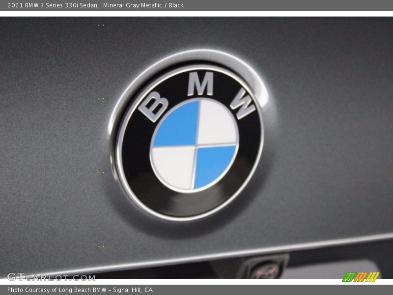 Mineral Gray Metallic / Black 2021 BMW 3 Series 330i Sedan
