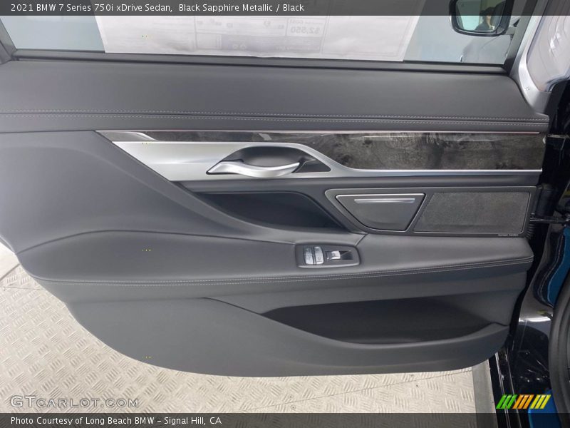 Black Sapphire Metallic / Black 2021 BMW 7 Series 750i xDrive Sedan