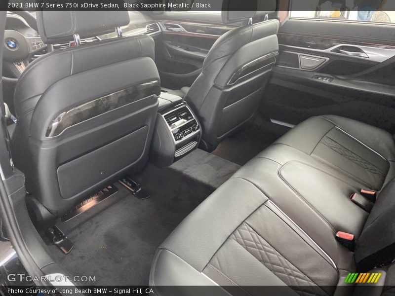 Rear Seat of 2021 7 Series 750i xDrive Sedan