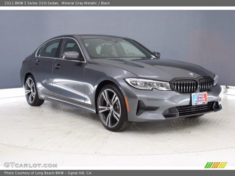 Mineral Gray Metallic / Black 2021 BMW 3 Series 330i Sedan
